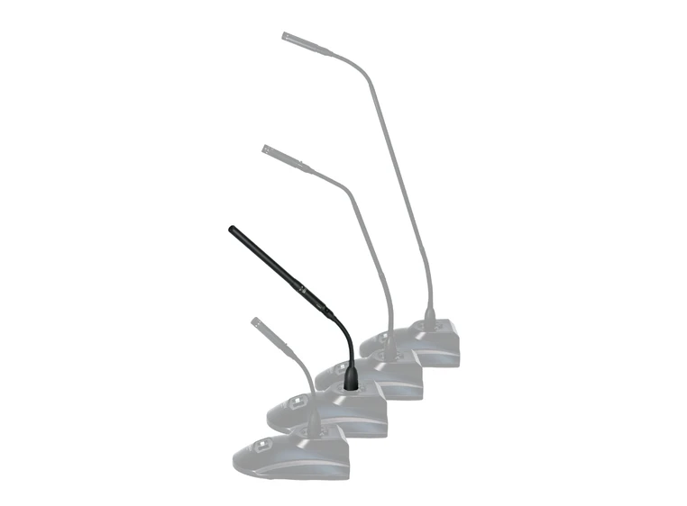 Audix MICROPOD6S M1255B high output supercardioid mic with 6” gooseneck 