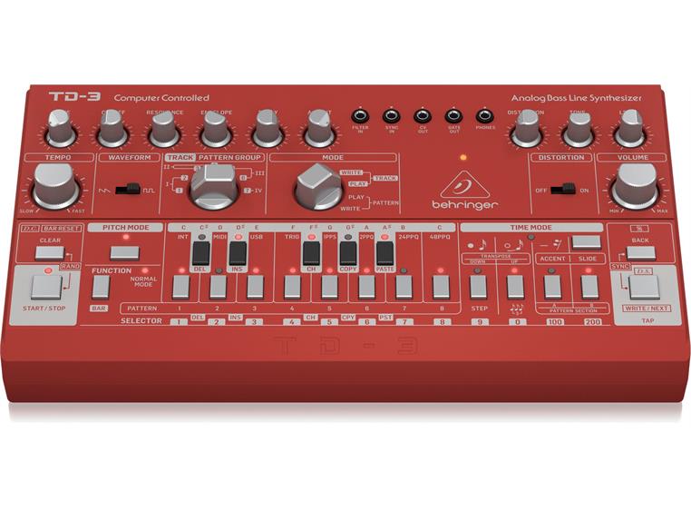 Behringer TD-3-RD Analog Bass Line Synthesizer