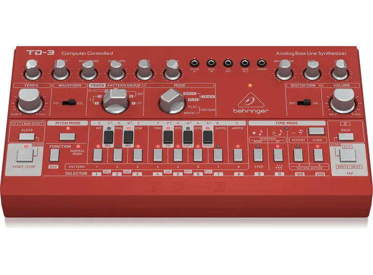 Behringer TD-3-RD Analog Bass Line Synthesizer 