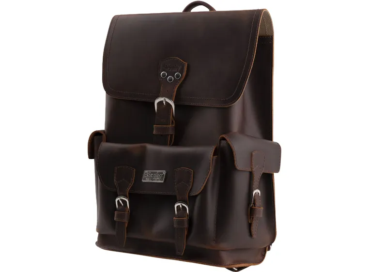 Bigsby Ltd Edition Leather Backpack Brown 