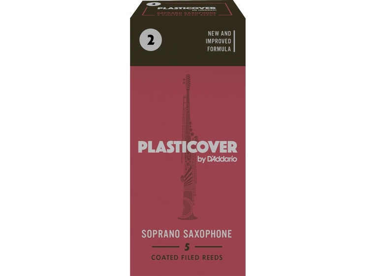 D'Addario Woodwinds RRP05ASX100 Flis Plastic Sopran-sax 5-p 2 