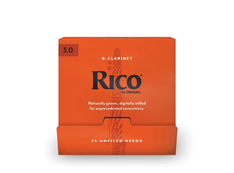 D'addario RCA0130-B25 Flis Bb-Klarinett Rico 25-p. 3.0 Sealed 