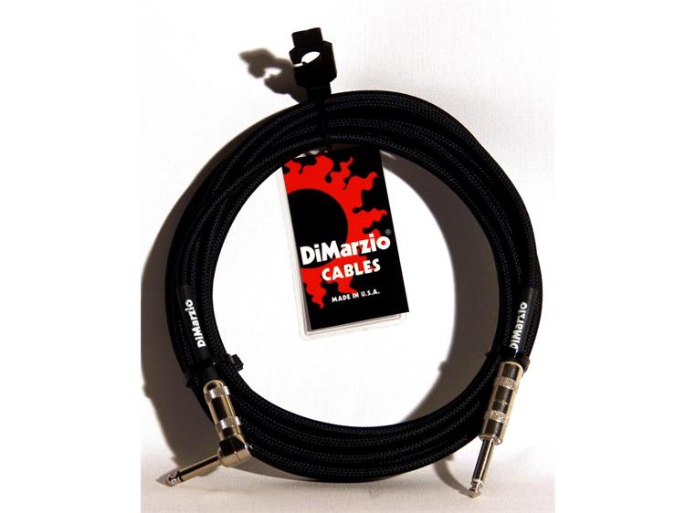 Dimarzio EP1718SRBK Instrumentkabel Braided 5,4 m. 1R/1V Black