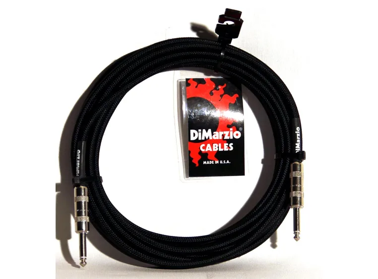 Dimarzio EP1721SSBK Instrumentkabel Braided 6,3 m. Black 