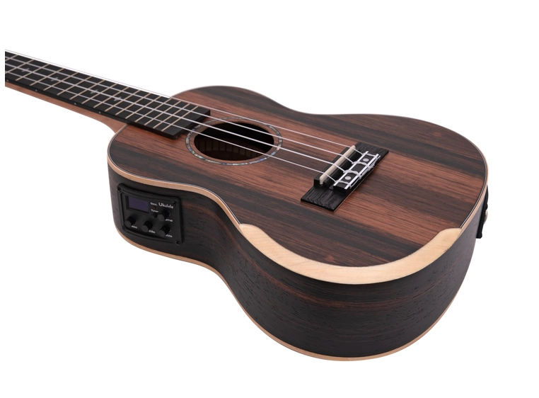 Dimavery UK-800 Concert Ukulele, Ebony 