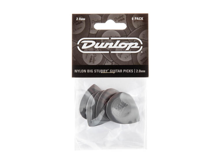 Dunlop 445P2.0 Nylon Big Stubby 6-pakning