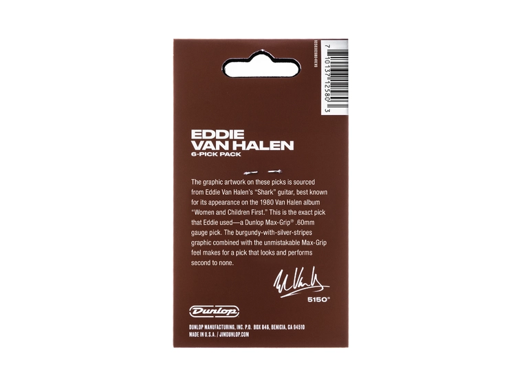 Dunlop EVHP07 EVH Shark Guitar 6-Pack 