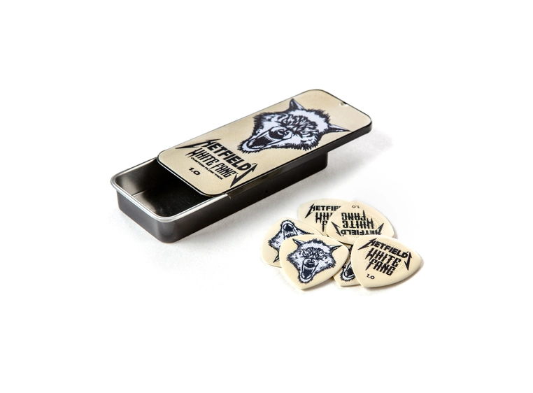 Dunlop PH122T1.0 White Fang Pick Tin 