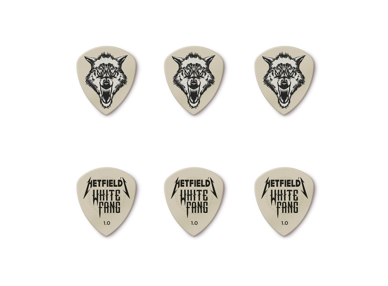 Dunlop PH122T1.0 White Fang Pick Tin 
