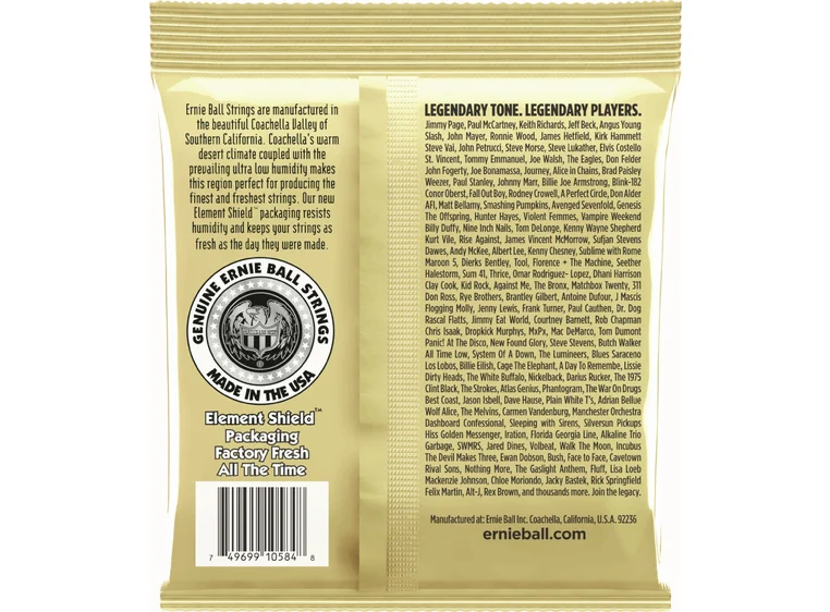 Ernie Ball EB-2005 Earthwood Bronze (0125-056) Custom Medium 
