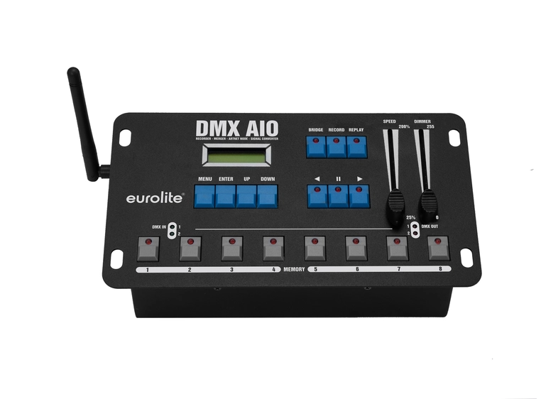Eurolite DMX AIO Recorder, Merger, Artnet Node, Signal Converter 
