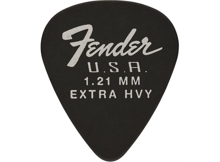 Fender 351 Dura-Tone 1.21 12-Pack, Black (12-pakning)