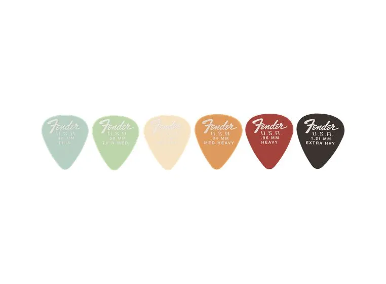 Fender 351 Dura-Tone 1.21 12-Pack, Black (12-pakning) 