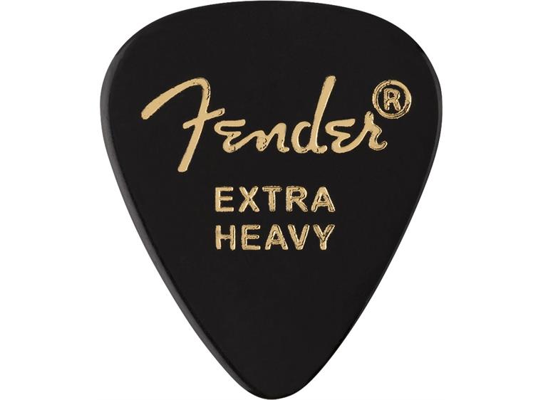 Fender 351 Shape Black, Extra Heavy (12-pack)