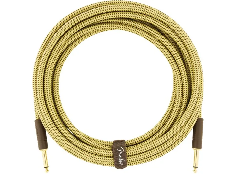 Fender Deluxe Series Instrument Cable Straight/Straight, 10', Tweed 