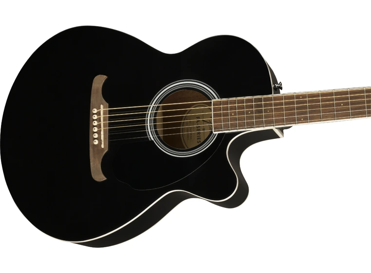 Fender FA-135CE Concert Black, Walnut fingerboard 