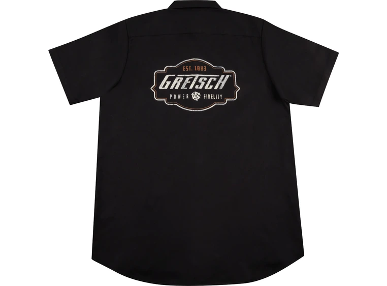 Gretsch Biker Work Shirt Black S 