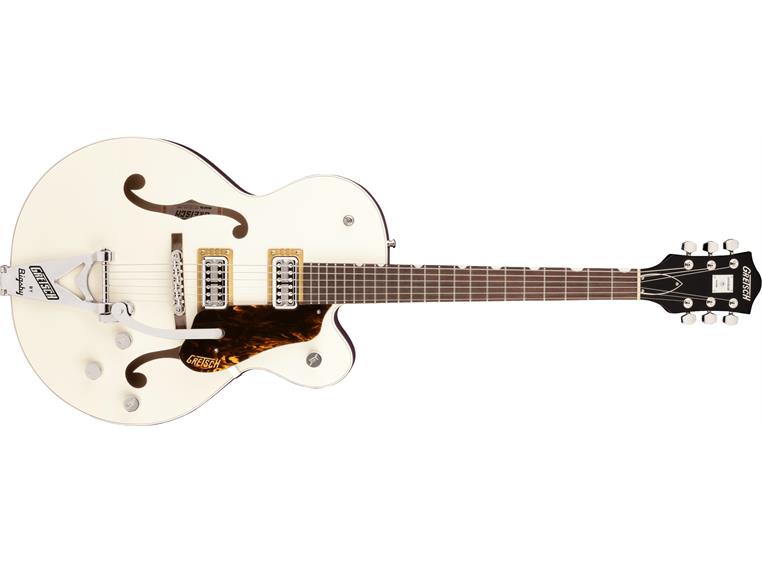 Gretsch G6118T Players Edition Anniv. Two-Tone Vintage White/Walnut Stain