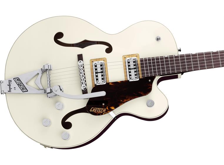 Gretsch G6118T Players Edition Anniv. Two-Tone Vintage White/Walnut Stain