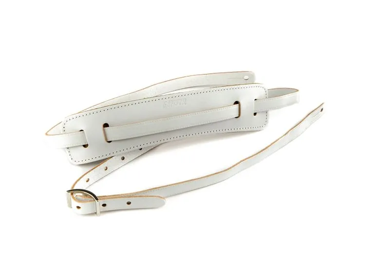 Gretsch Vintage Leather Guitar Strap Vintage White 