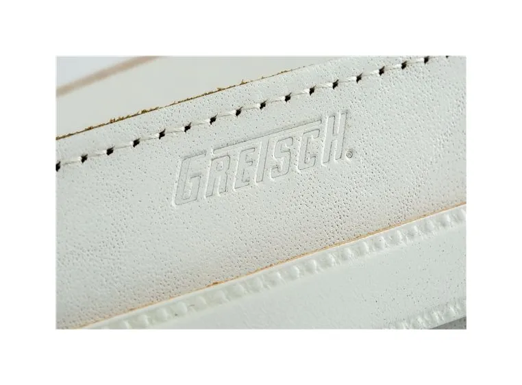 Gretsch Vintage Leather Guitar Strap Vintage White 