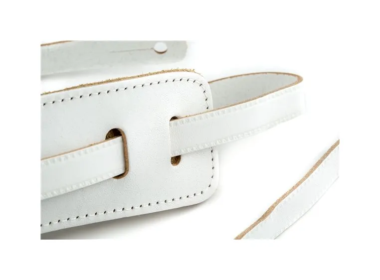 Gretsch Vintage Leather Guitar Strap Vintage White 