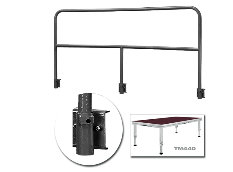 Guil TMQ-02/440 Stage Rail 188 cm (Aluminium Version) black 