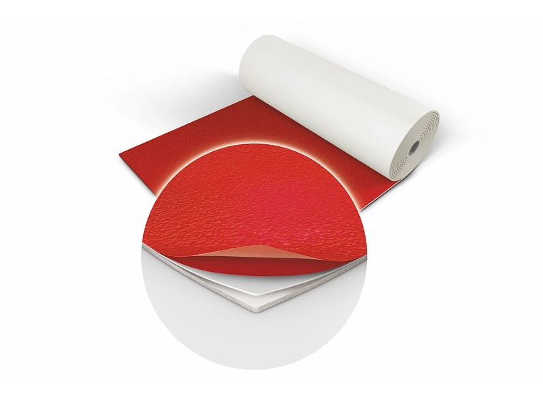 Harlequin Showfloor, red. 2mx15m rull For tilldekking av sportsgulv etc. 