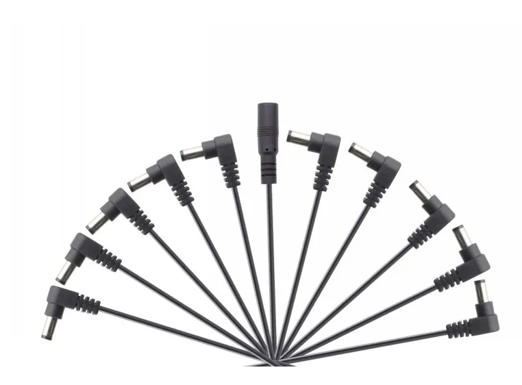 Hotone DCA-10 - DC Power Cable 10 Plug Angled Head 