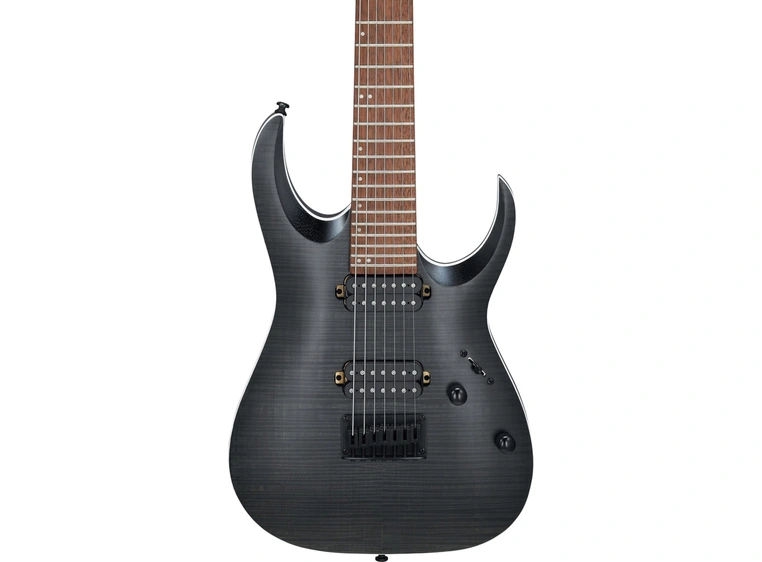 Ibanez RGA742FM-TGF El-gitar, RGA 7-str Transparent Grey Flat 