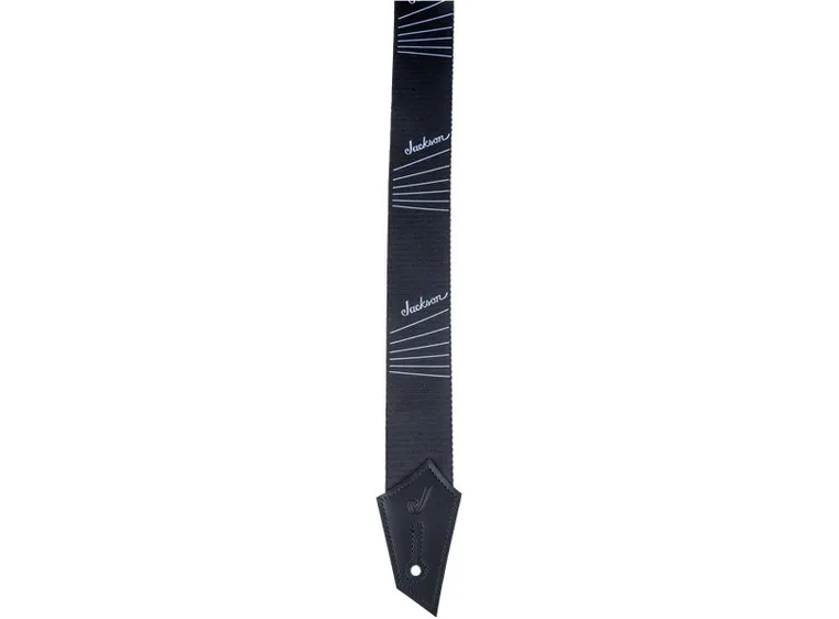 Jackson Strap with String Pattern Black/White 