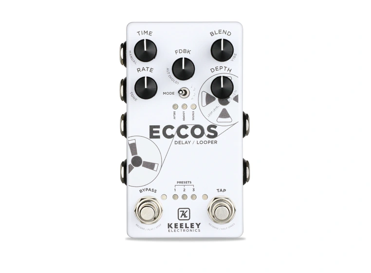 Keeley Eccos Neo Vintage Tape Delay & Looper pedal 