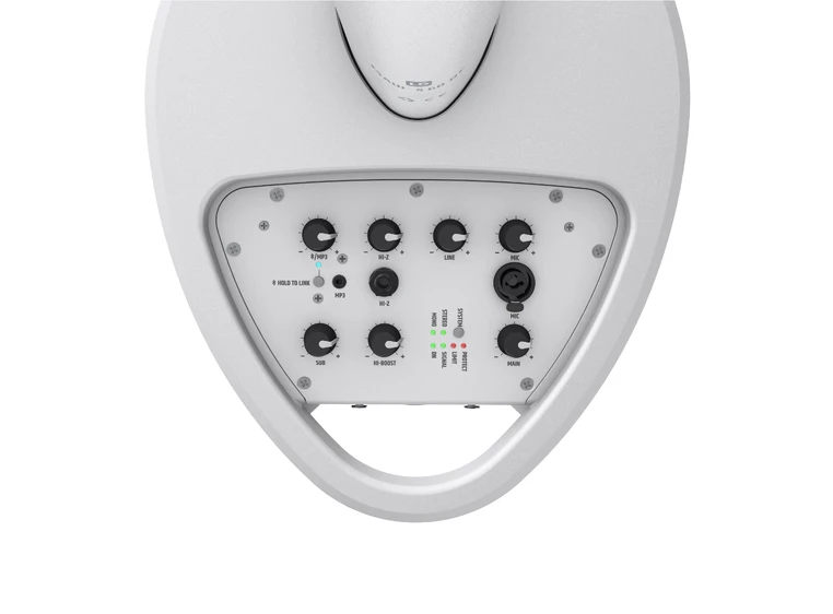 LD Systems MAUI 5 GO 100 White Søyle-PA med batteridrift 