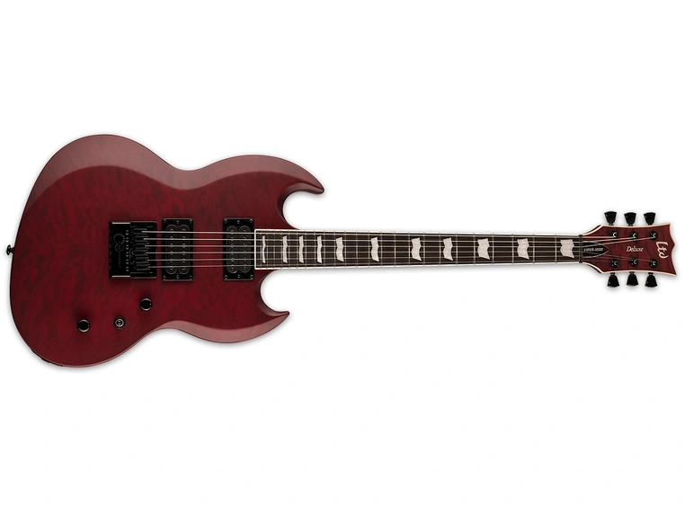 LTD VIPER-1000 Evertune See Thru Black Cherry Satin 