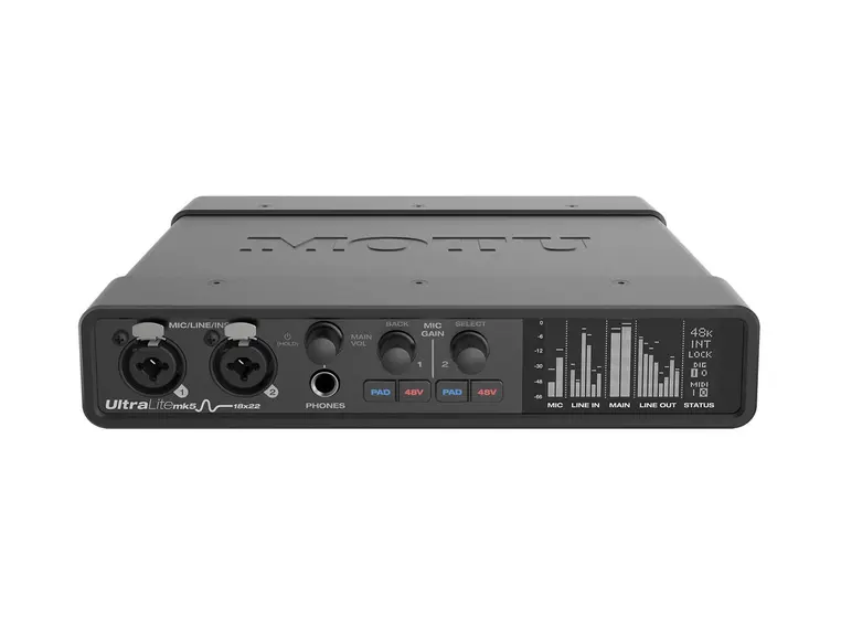 MOTU UltraLite mk5 Lydkort Kraftig bygget lydkort med DSP 