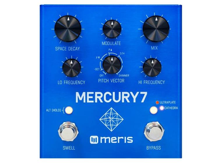 Meris Mercury7 Algorithmic DSP Reverb Pedal, inspired by the Bladerunner ST