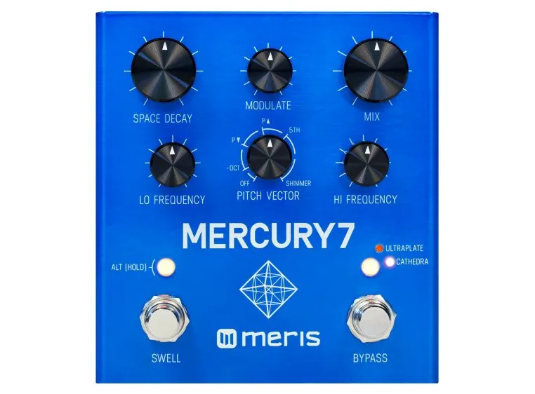 Meris Mercury7 Algorithmic DSP Reverb Pedal, inspired by the Bladerunner ST 