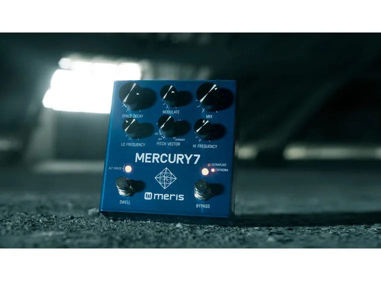 Meris Mercury7 Algorithmic DSP Reverb Pedal, inspired by the Bladerunner ST 