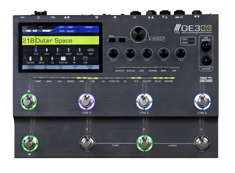 Mooer GE300 Lite Multi-effects and amp-modelling 