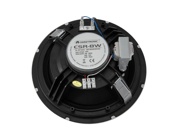 Omnitronic CSR-8W Ceiling Speaker white 