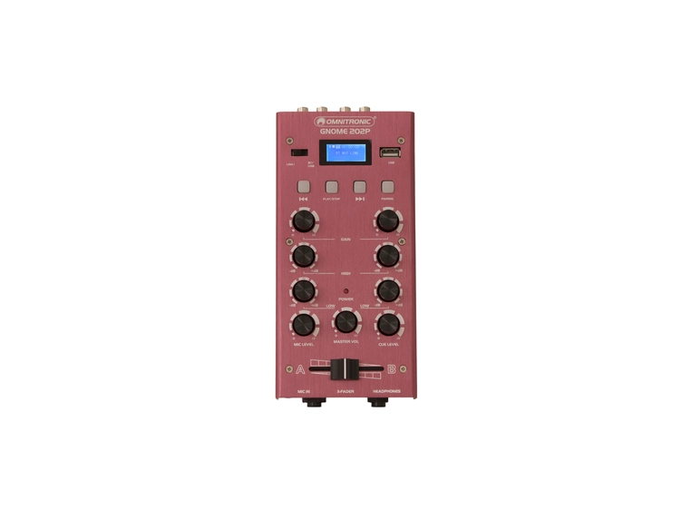 Omnitronic GNOME-202P Mini Mixer red 