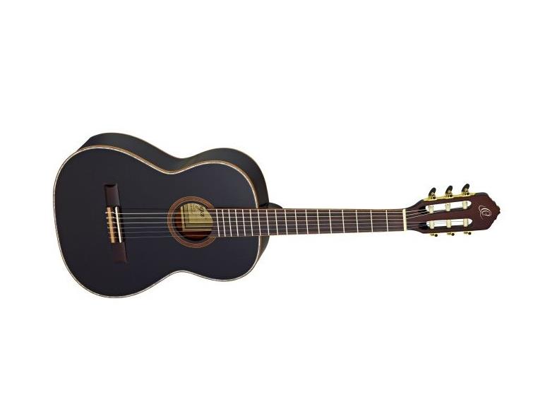 Ortega R221BK-7/8 Klassisk gitar 7/8 Gloss Black