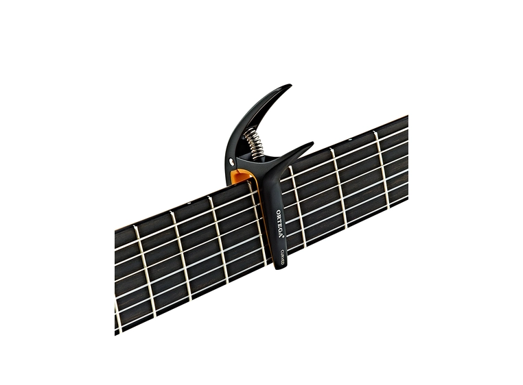 Ortega TWCAPO-SBK Twincapo flat & curved fretboards, Satin Black 