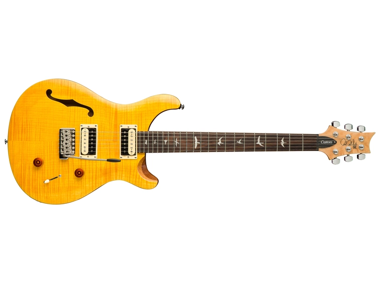 PRS SE Custom 22 Semi-hollow Santana Yellow 