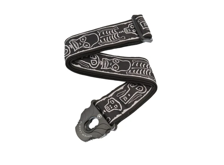 Planet Waves 50PLJS01 Gitarreim Satriani 50 mm Woven PL-Up In Flames 
