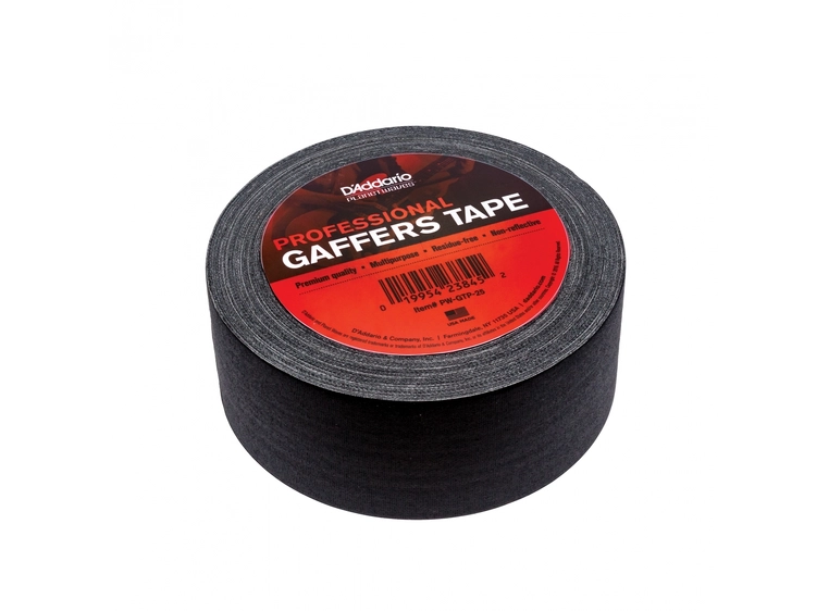 Planet Waves PW-GTP-25 Gaffers Tape Black 5cm x 23m 