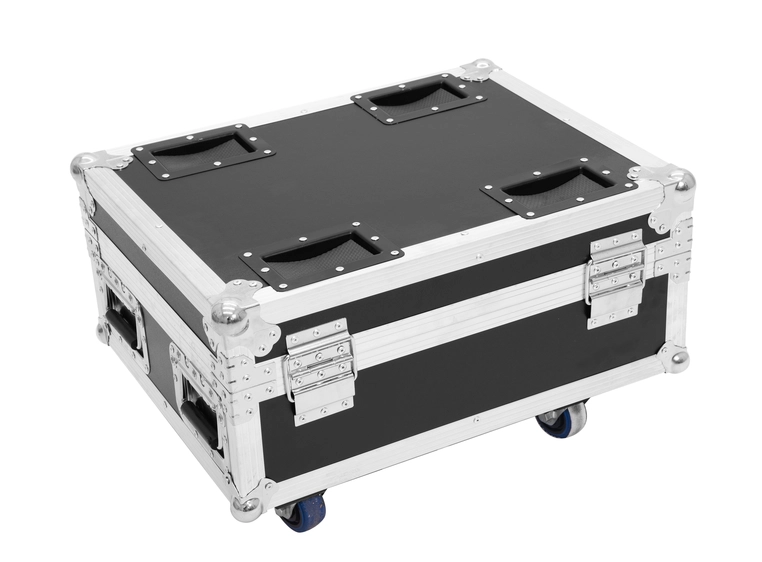 Roadinger Flightcase 4x AKKU IP UP-4 QuickDMX with charging function 