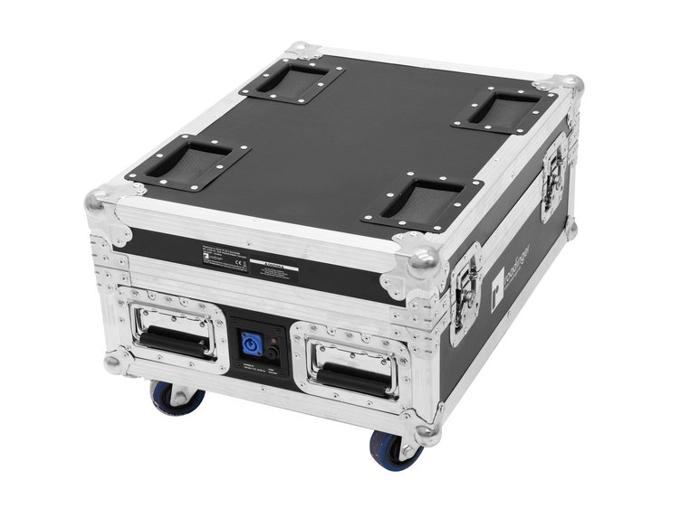 Roadinger Flightcase 4x AKKU IP UP-4 QuickDMX with charging function 