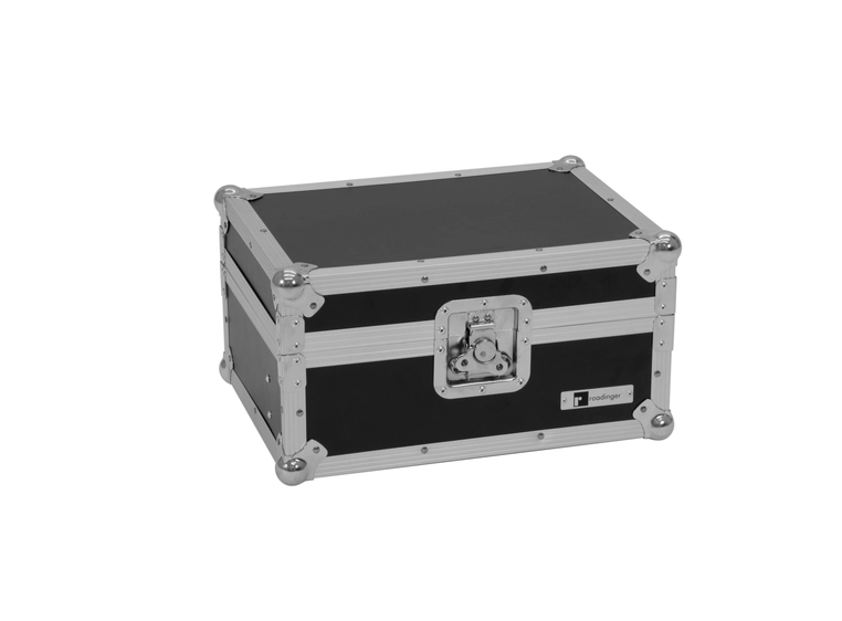 Roadinger Flightcase EC-4AC 4x AKKU Flat Light Series 