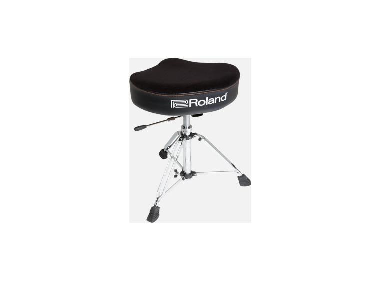 Roland RDT-SH Saddle Drum Throne Velour Seat, Hydraulic Base